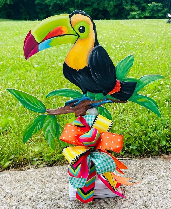 Spring/Summer Toucan Table Topper-Printed
