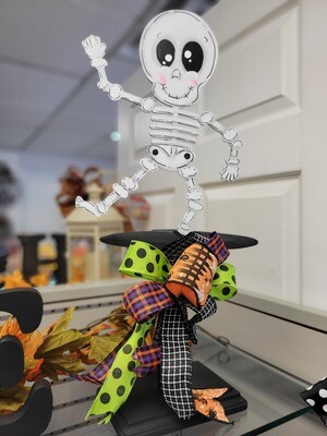 Halloween Skeleton Table Topper