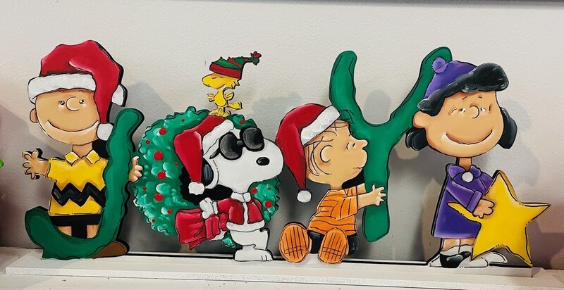 Christmas Snoopy JOY Shelf Sitter