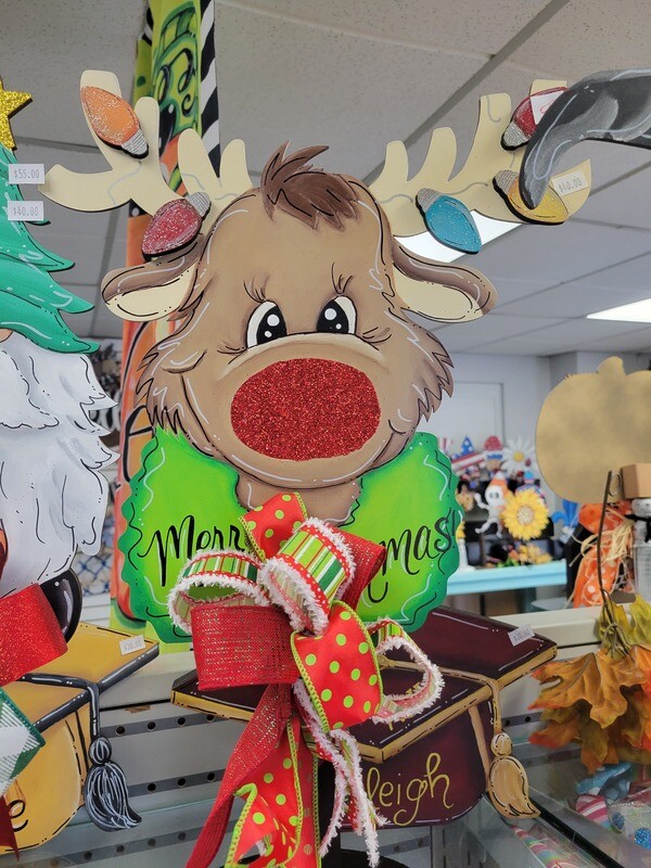 Christmas Reindeer Table Topper