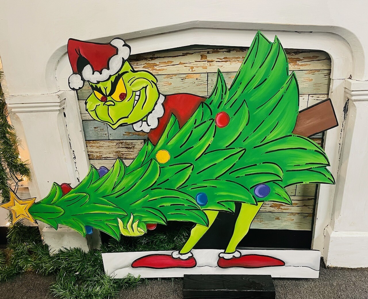 Grinch Stealing Christmas Tree Stand