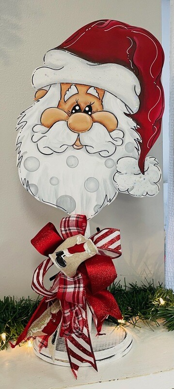 Christmas Santa Face Table Topper