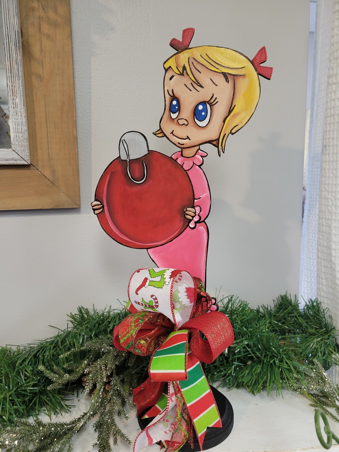 Grinch Cindy Lou Table Topper