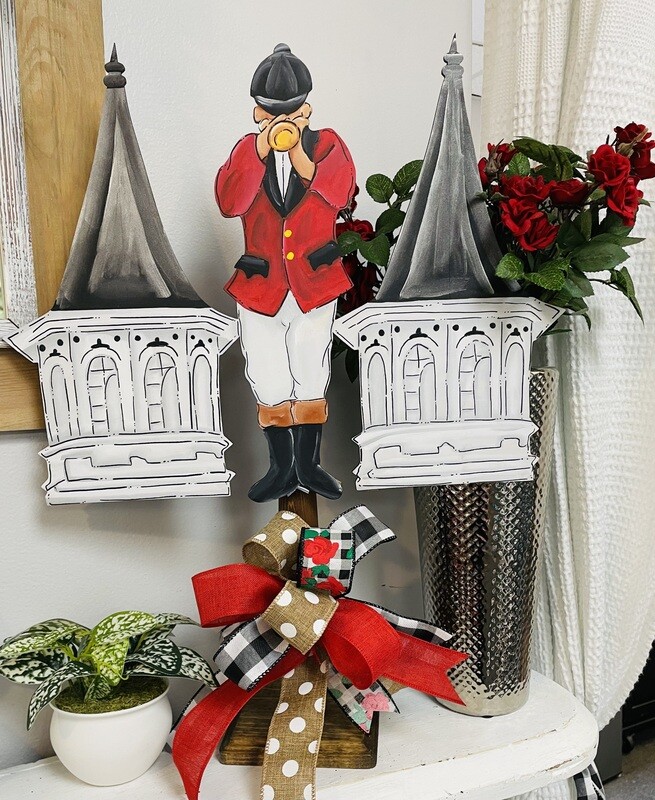 Derby Bugler with Spires Table Topper