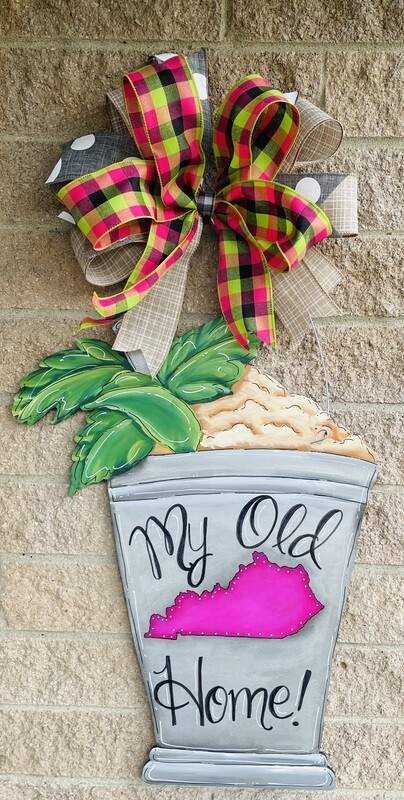 Derby Mint Julep Door Hanger- My Old Ky Home