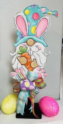 Gnome Easter Bunny Table Topper