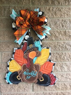 Thanksgiving Turkey Door Hanger