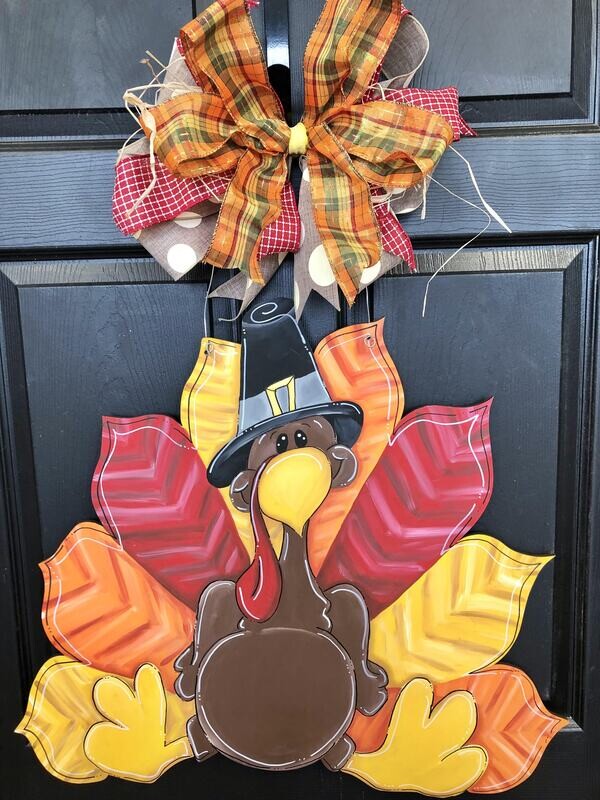Thanksgiving Turkey Door Hanger