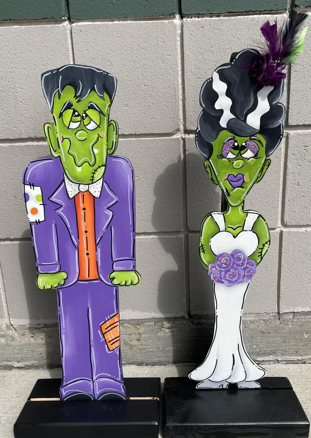 Halloween--Mr. And Mrs. Frankenstein