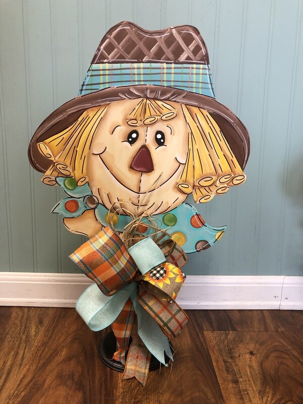 Fall--Scarecrow Face Topper