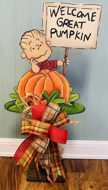 Fall/Halloween Great Pumpkin Topper