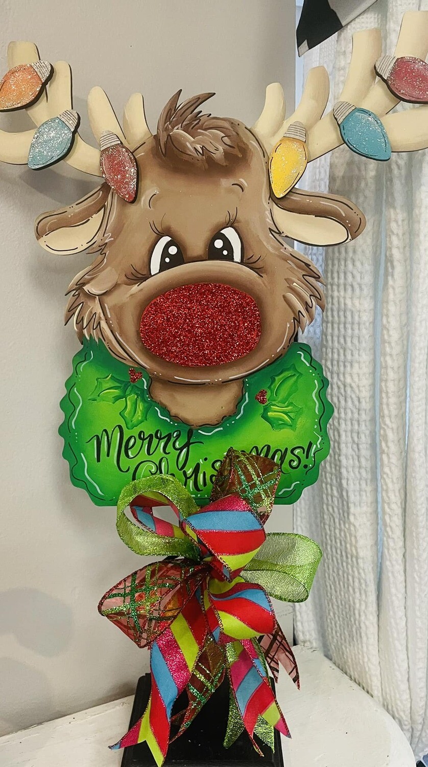 Christmas--Rudolph Table Topper