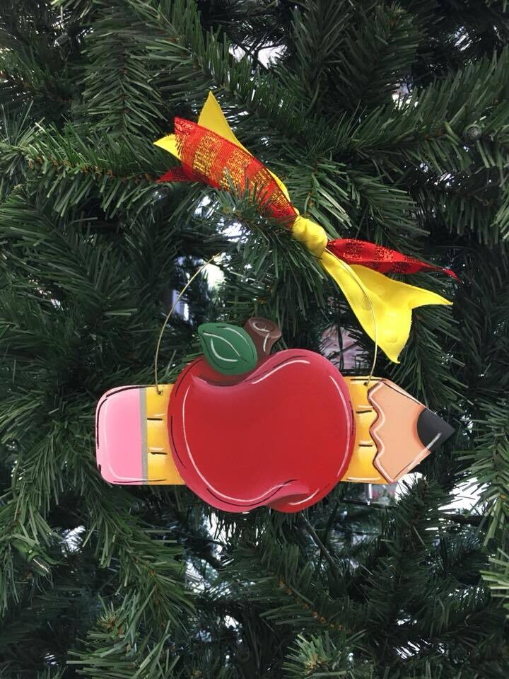 Christmas Ornament--Apple Pencil