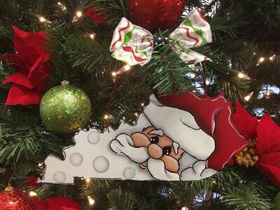 Christmas Ornament--KY Santa