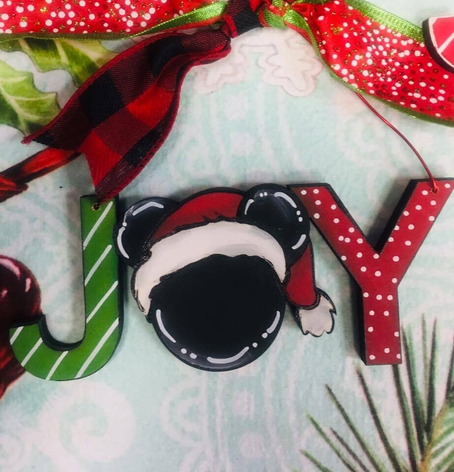 Christmas Ornament--Mickey JOY