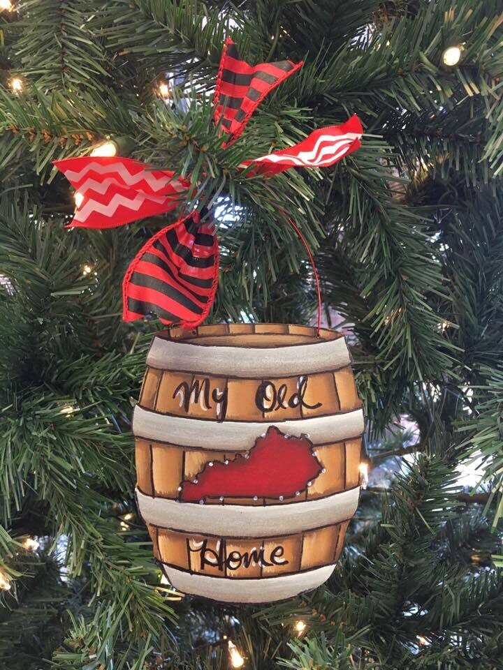 Christmas Ornament--Bourbon Barrel