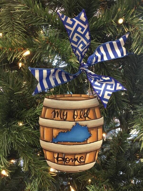 Christmas Ornament--Bourbon Barrel
