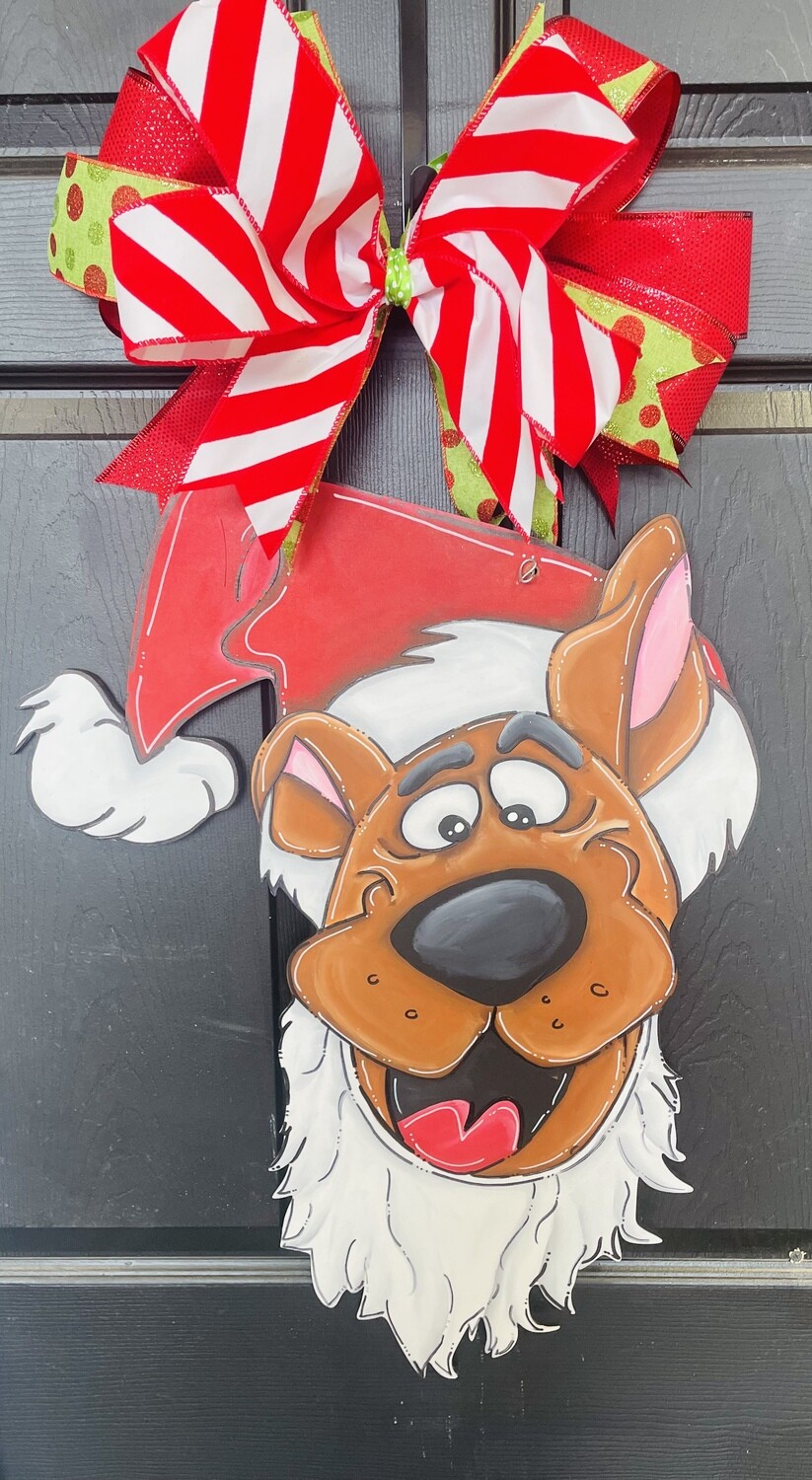 Christmas Scooby Doo Santa Door Hanger