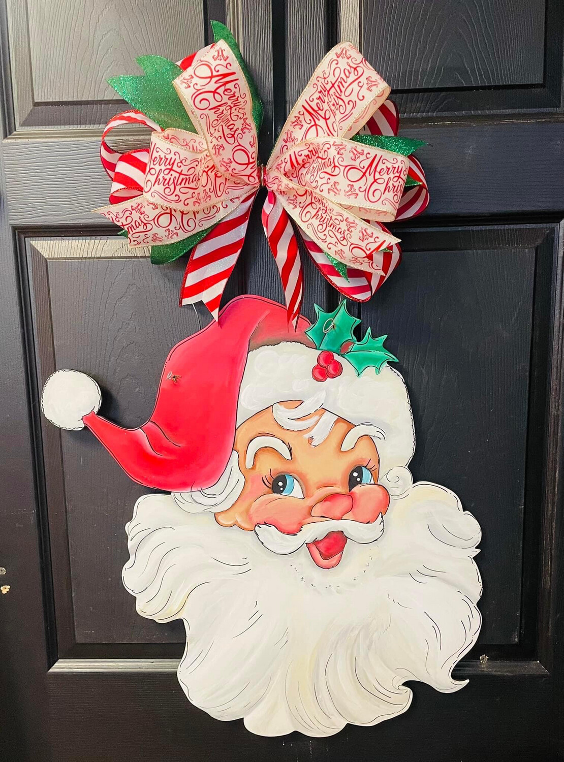 Christmas Vintage Santa Door Hanger