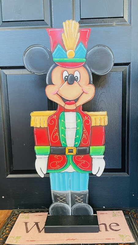 Christmas Nutcracker Mickey Stands