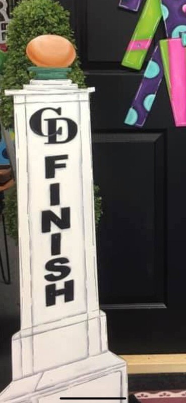 Derby Finish Line Stand