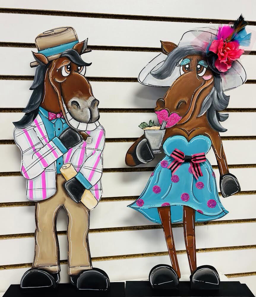 Derby Horse Couple Stand Ups