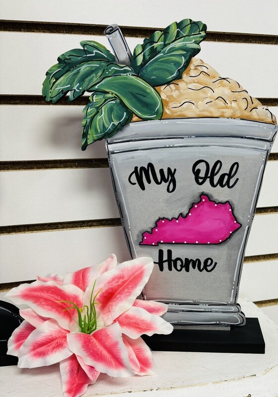 Derby Mint Julep Shelf Sitter/Insert (Printed)
