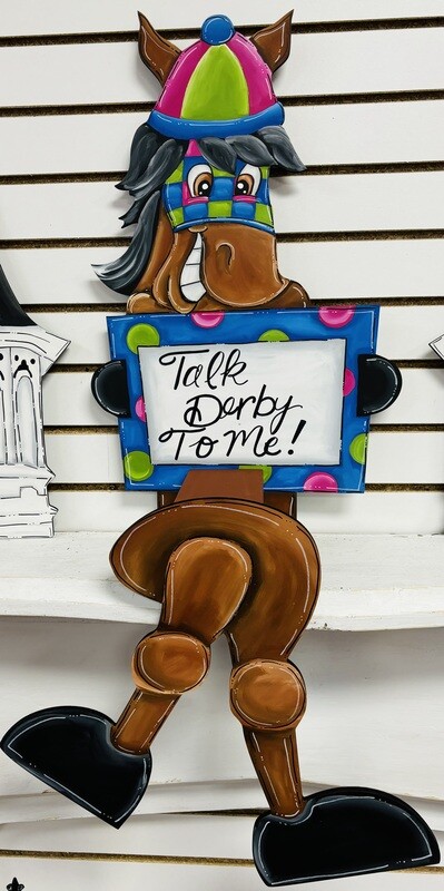 Derby--Horse Mantle Sitter