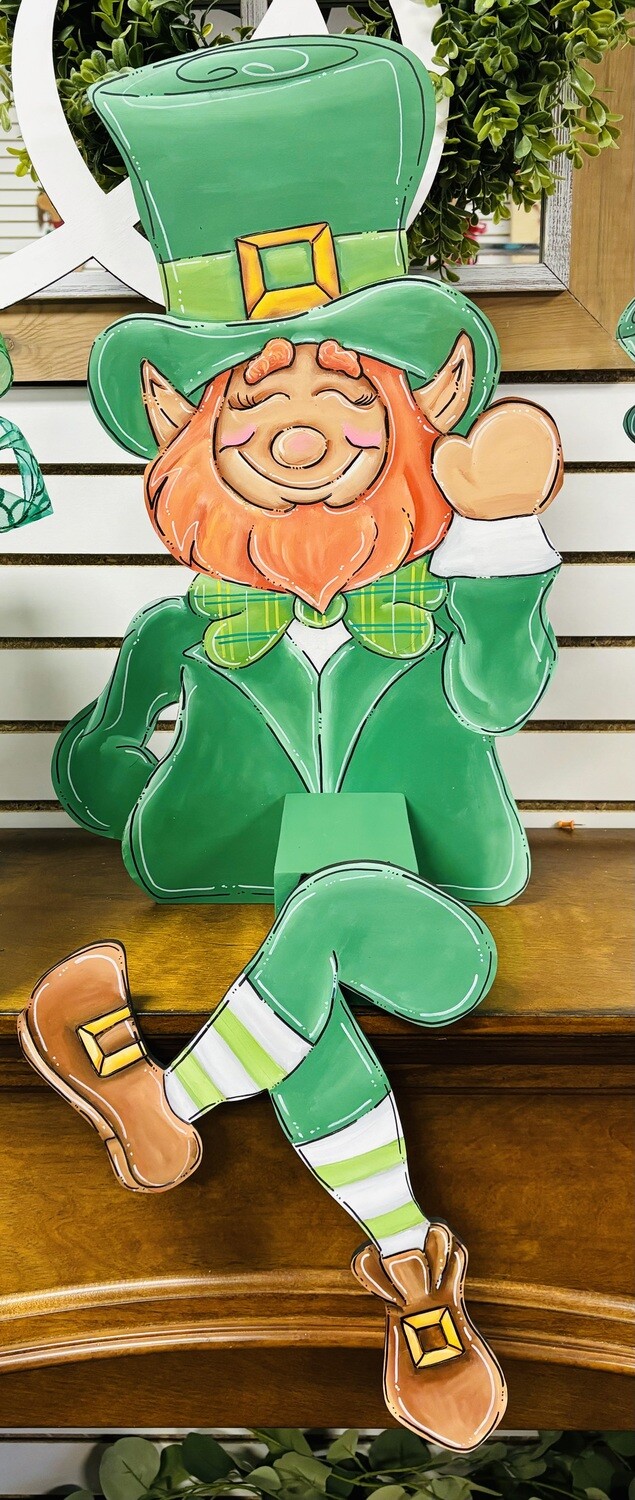 St Patricks Leprechaun Mantle Sitter