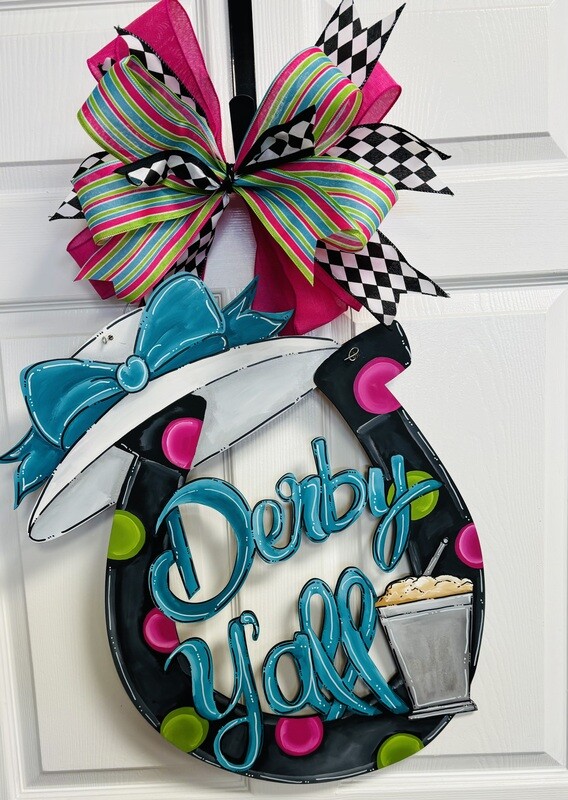 Derby Ya&#39;ll Door Hanger