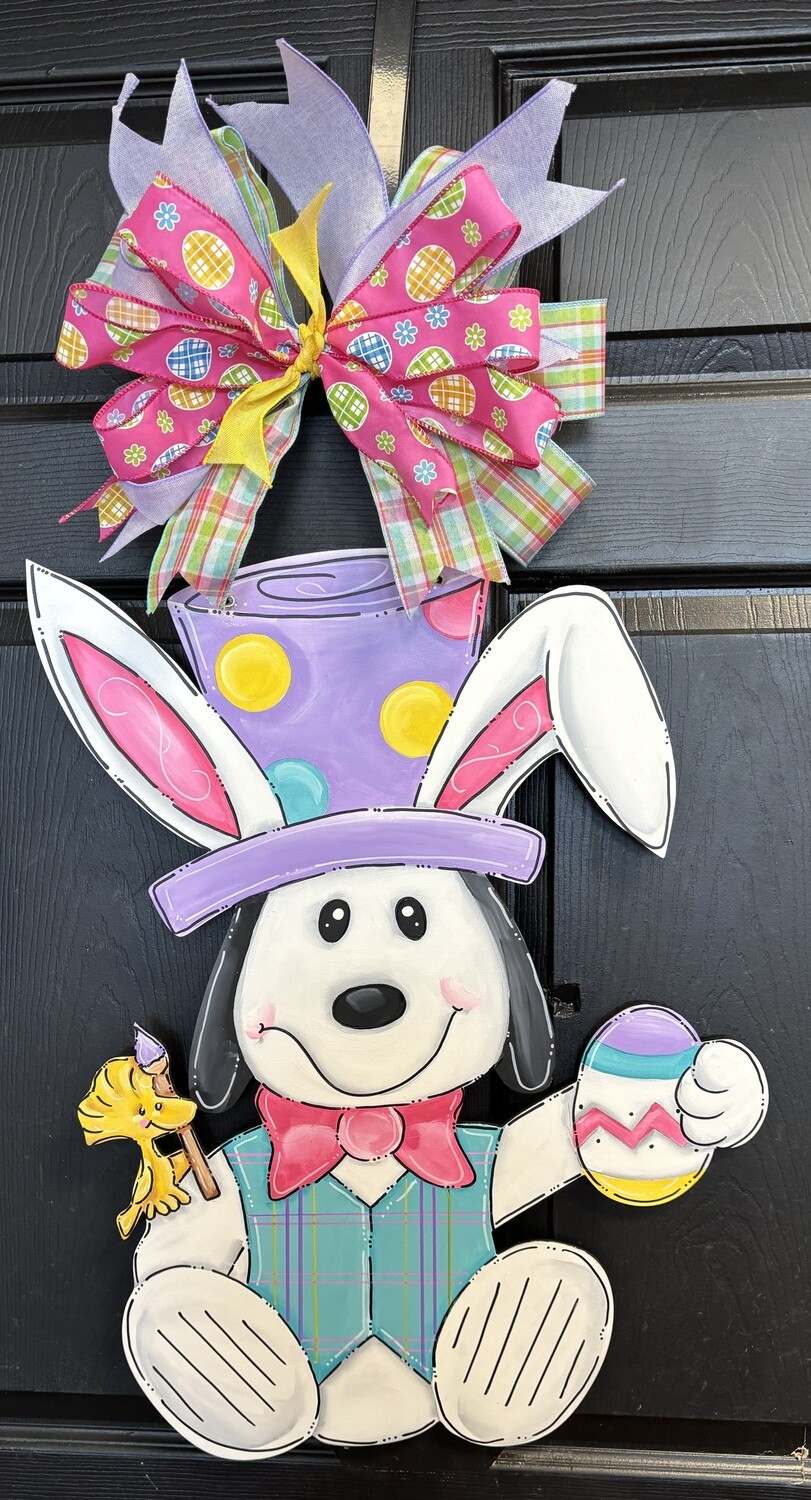 Easter Bunny Snoopy with Hat