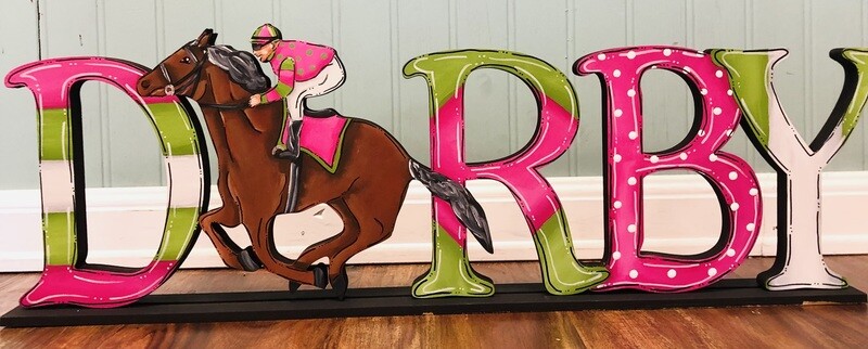 Derby Kentucky Sitter w/Jockey and Horse
