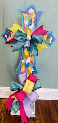 Colorful Cross Topper
