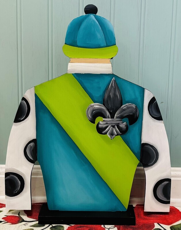 Derby 13&quot; Jockey Silk Sitter