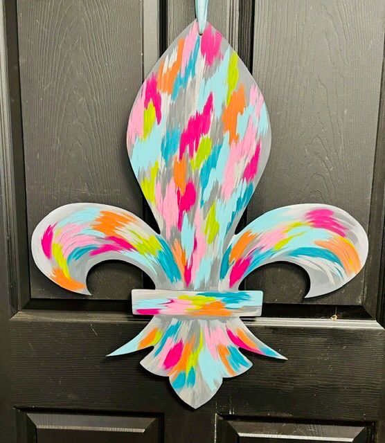 Everyday Colorful Fleur De Lis