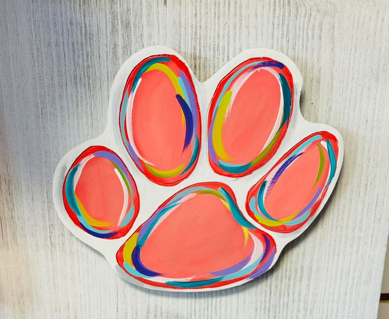 Everyday Colorful Paw Print