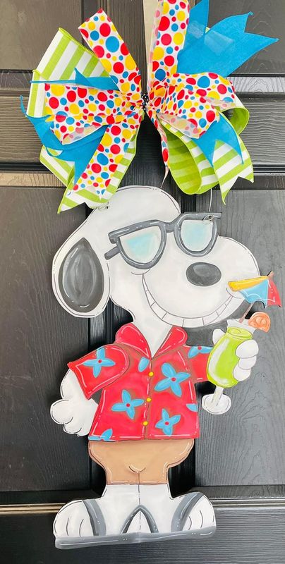 Summer Snoopy with Drink