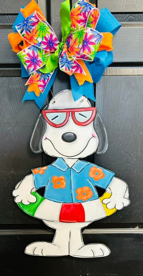 Summer Snoopy in Innertube