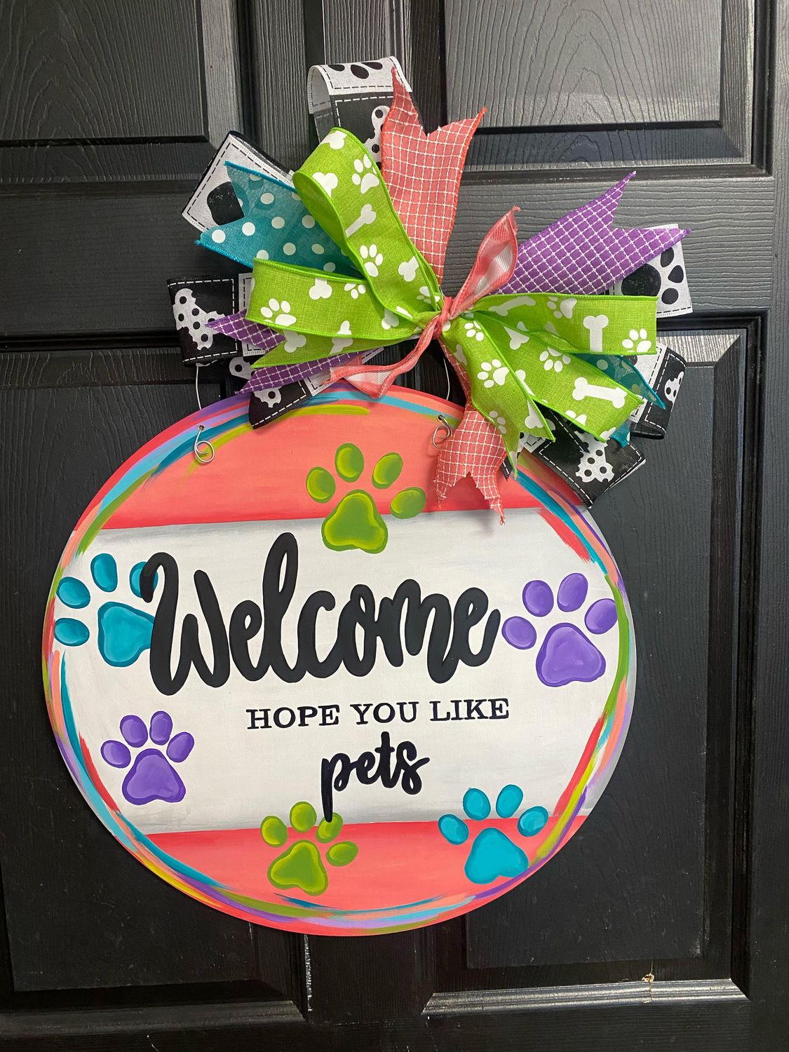 Pets-Colorful Welcome Hope You Like Pets