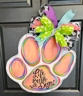 Pets-Dog Paw DH &quot;Life is better with Dogs&quot;