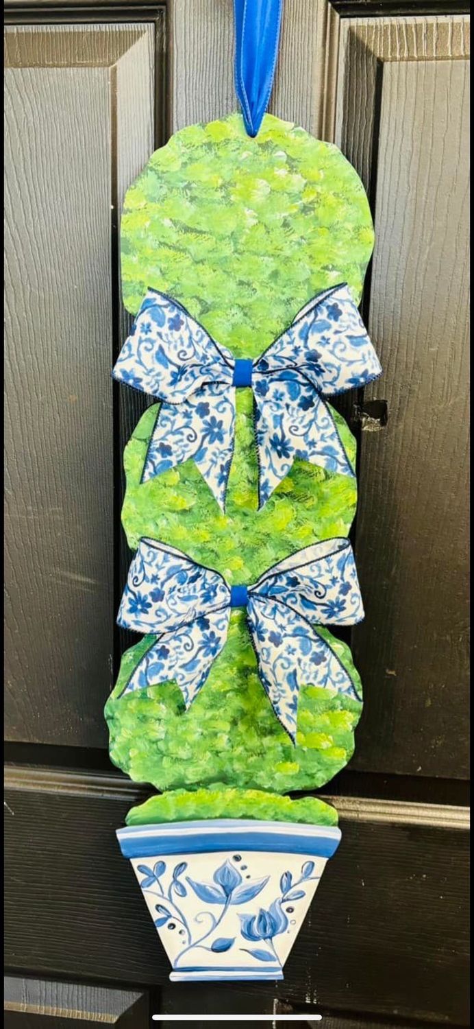 Topiary- blue