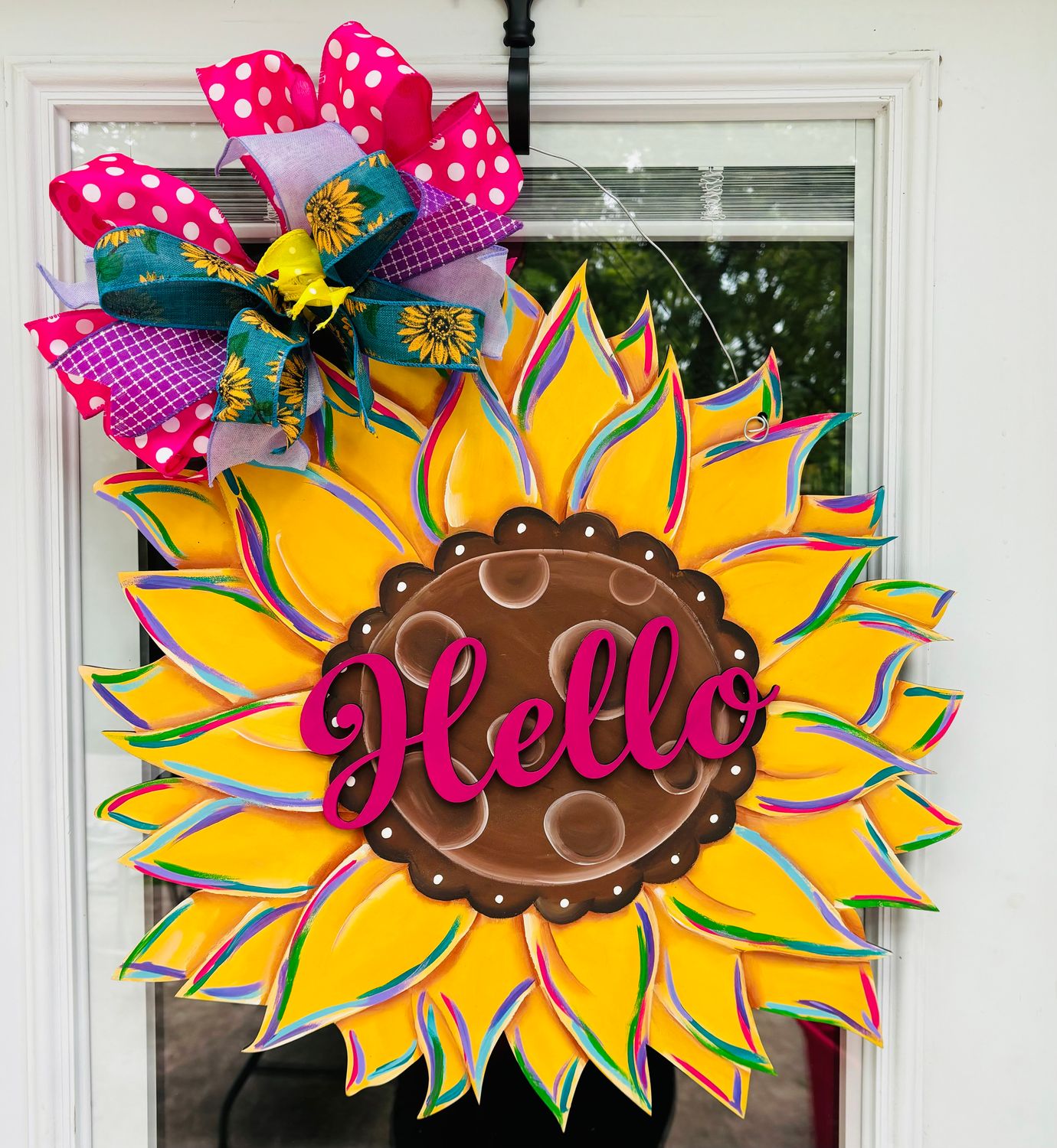 Summer Colorful Hello Sunflower