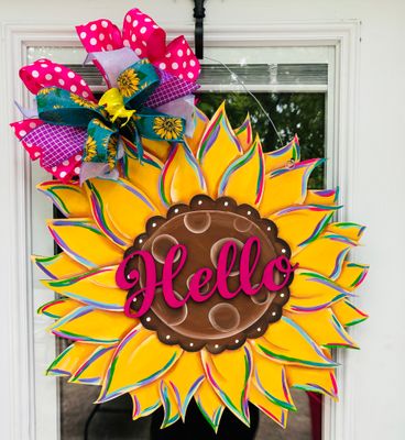 Summer Colorful Hello Sunflower
