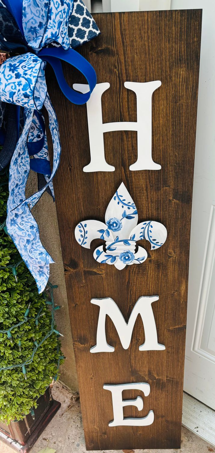 Interchangeable--Chinoiserie Fleur De Lis