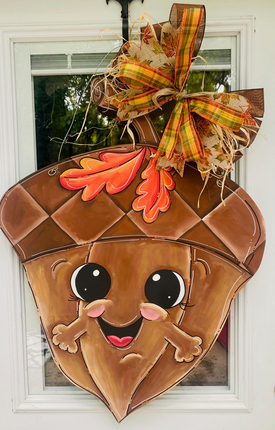Fall-Acorn Door Hanger