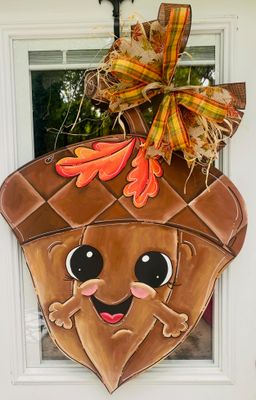 Fall-Acorn Door Hanger