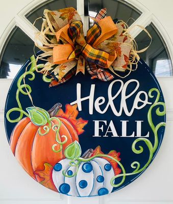 Fall--Hello Fall Circle