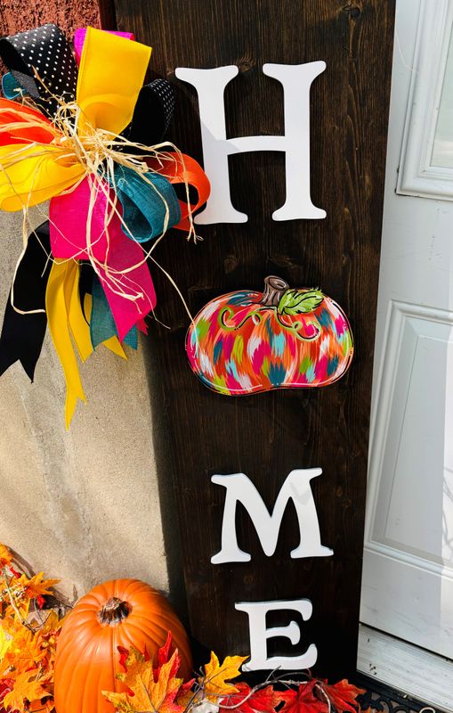 Fall Colorful Pumpkin Inserts