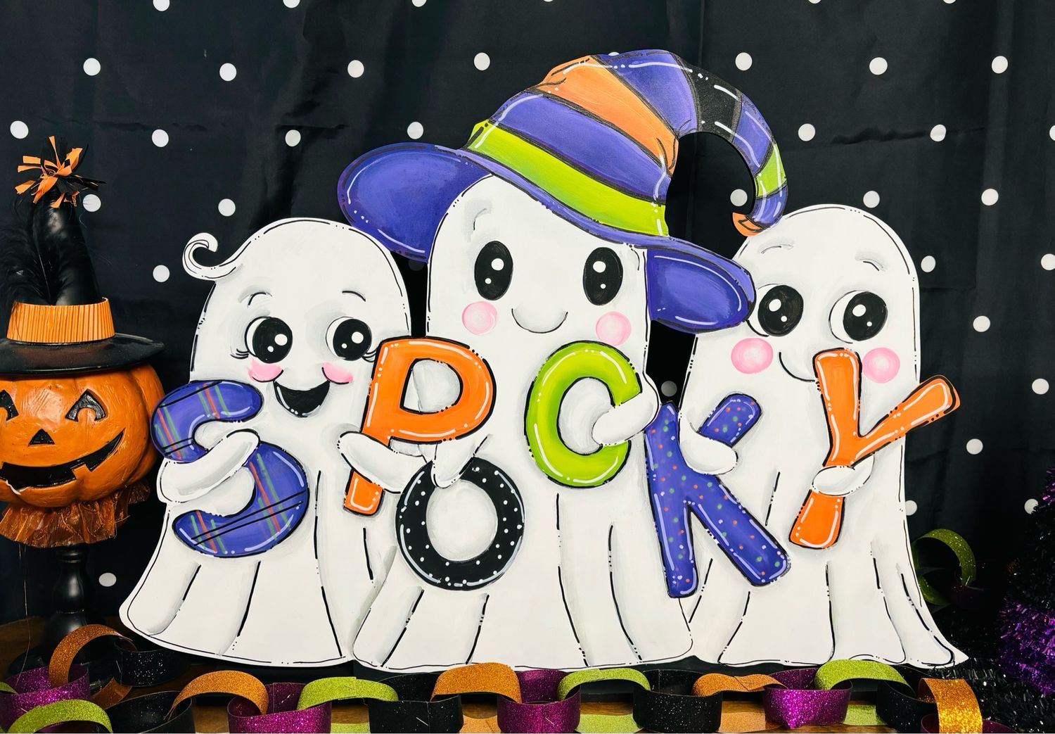 Halloween Spooky Shelf Sitter 22&quot;