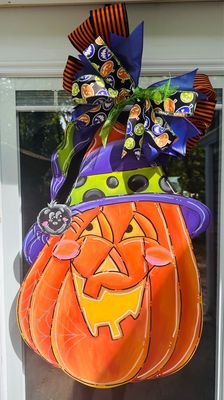 Halloween Jackolantern with spider